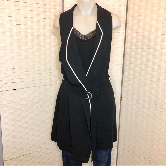 NWT Helmut Lang Long Torsion Vest Sz P - Picture 2 of 9